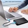 Portable Type C 2.5in SSDs Hard Drive Case for SATAs Drives Featuring Fast USB3.1 Connectivity 2.5Inch Hard Disk Box