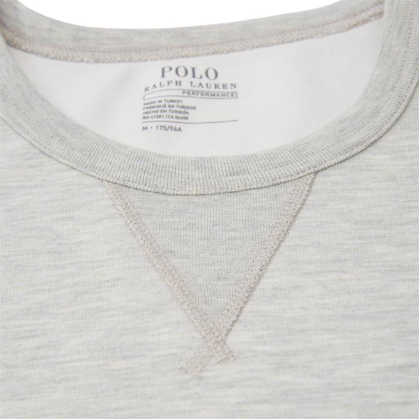 Polo Ralph Lauren SS24 Pony Logo Embroidered Crew Neck Long Sleeve Sweatshirt Men sweatshirt Light-Gray 710675313-016