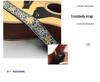 Folk Style Canvas Guitar Strap for Electric, Acoustic, and Bass Guitars - Ethnic Design Shoulder Strap