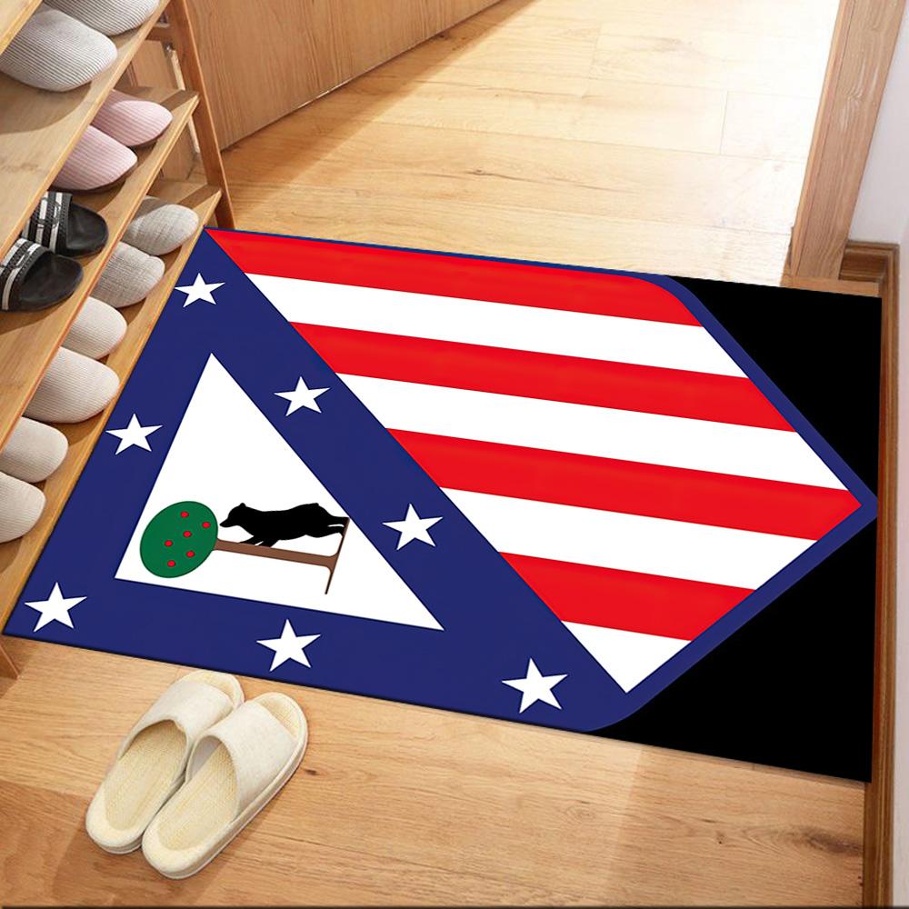 Atletico Madrid Carpet Suitable For Kitchen Foyer Hallway Outdoor Antislip Carpet Decorate Offices Best For Christmas