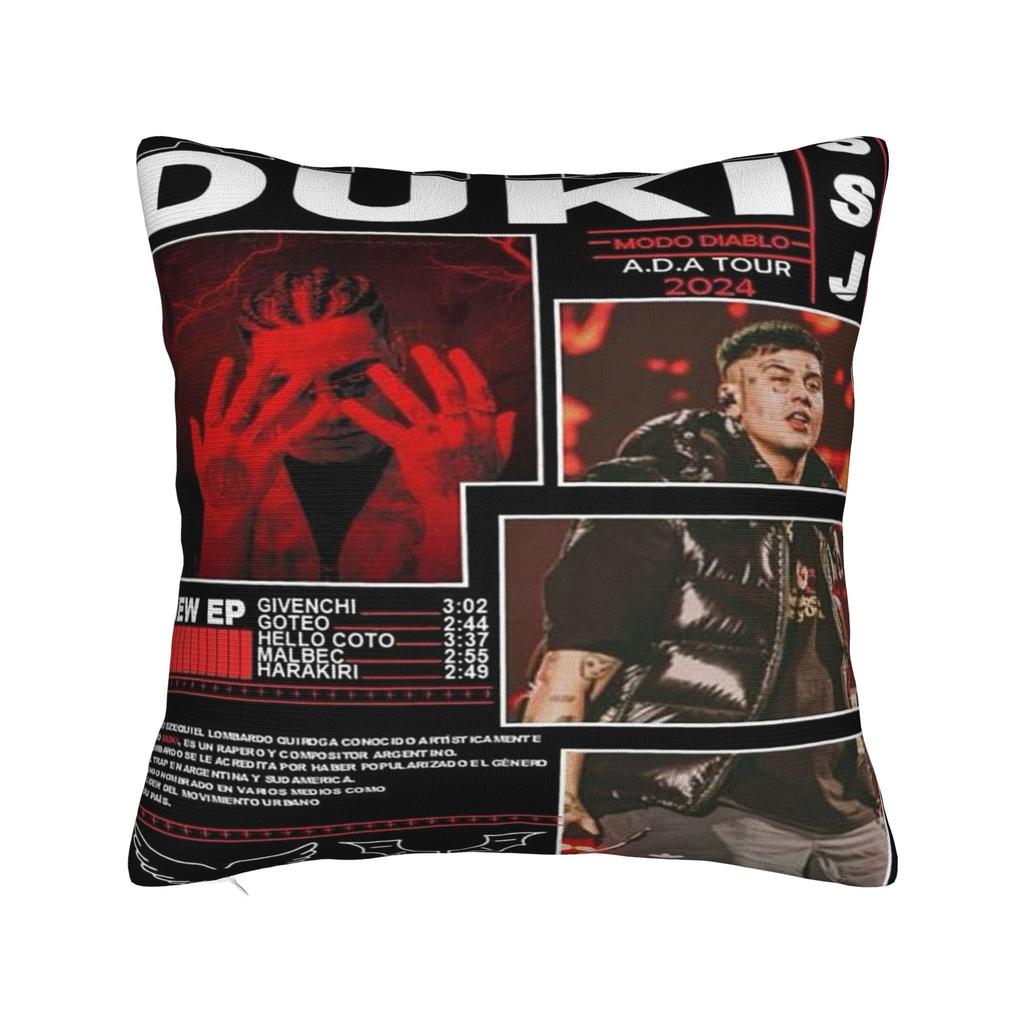 Duki lustiges Poster Jungfrau Kissenbezüge Merchandise Bedruckte Kissenhülle Kissenbezüge Sitzdekoration Quadratisch Mehrere Größen