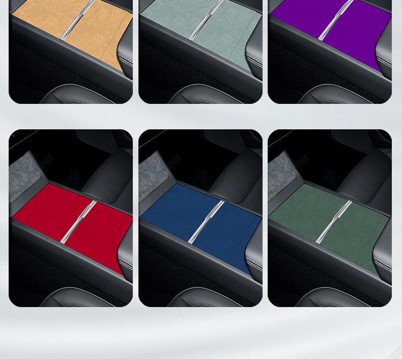 Tesla Model 3 Refresh Alcantara Suede Console Panel Cover