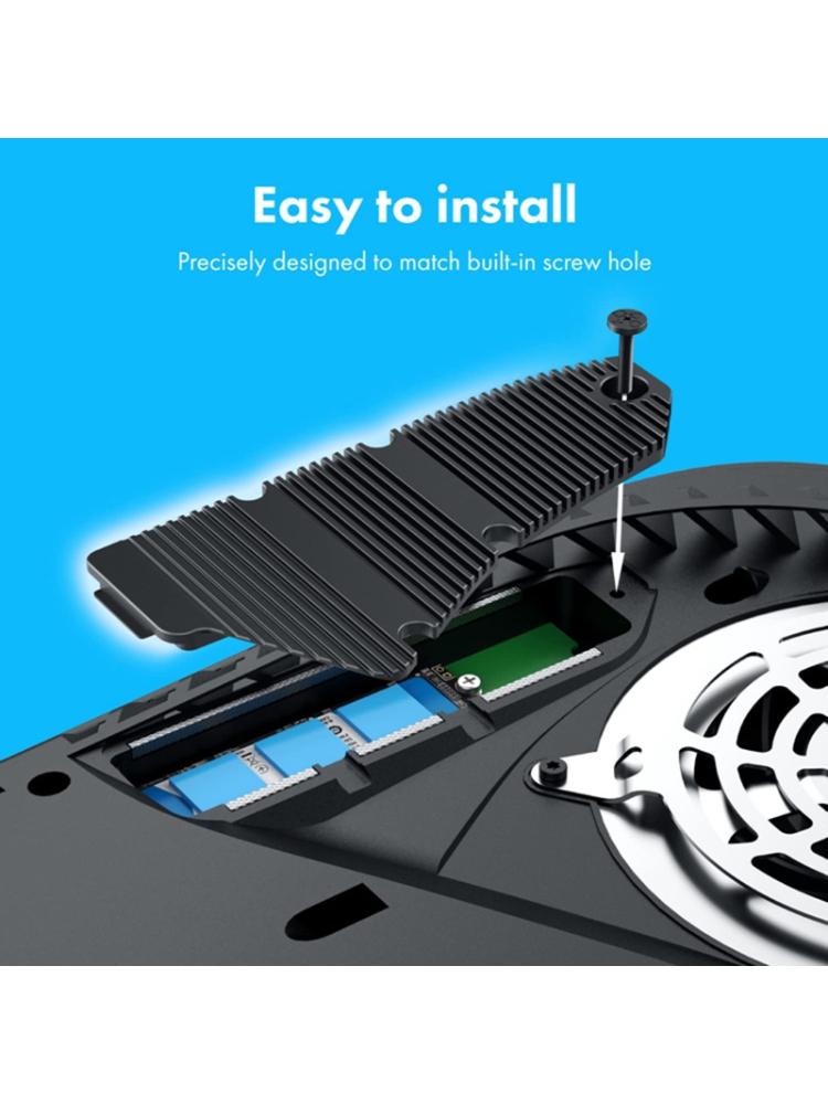 Aluminium-Kühlkörper für M.2 2230 2242 2260 2280 SSD Festplatten-Kühlkörper Kühlsystem für Konsole