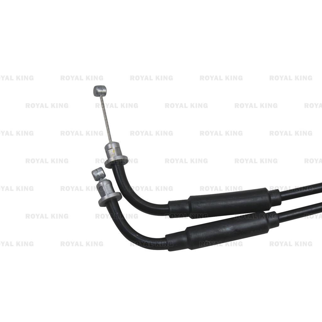 For Royal Enfield "Bear 650 Black Throttle Cable Assembly"