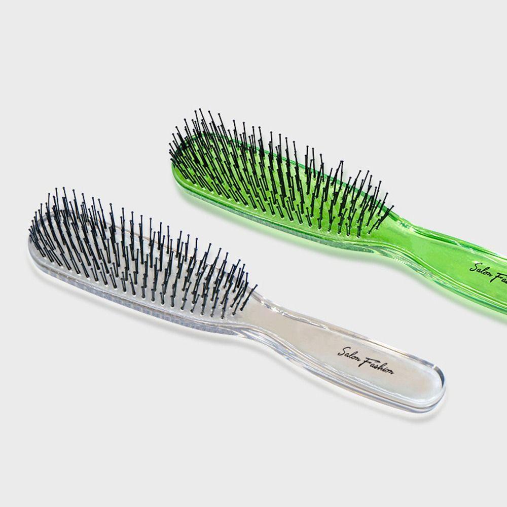 

Антистатическая массажная расческа для кожи головы, не запутывающая волосы, массажная расческа для спутанных волос, расческа для волос, парикмахерский салон зелёный