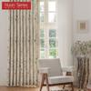 1PC Nuan Series 70-80% Blackout, Hand Painted Green Plant Printed Curtains, American Pastoral Style Curtains for Bedroom Living Room Home Decor