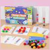 Learning Kids Game Toy With Soft Balls Beads For Enhance Color Recognition Shape