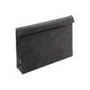 [Wrinkle] Wide Clutch Bag (Black)