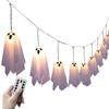 Ghost Lights Halloween Ghost Lights Outdoor Decor 10 Pieces 8 Modes Ambient Lighting For Home Outdoor Patio Porch Yard Garden