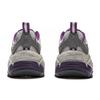 Li Ning Brown Sugar 2 Versatile Retro Thick Sole Fashionable Casual Shoes Women Sneakers Gray Purple AGCV124-3