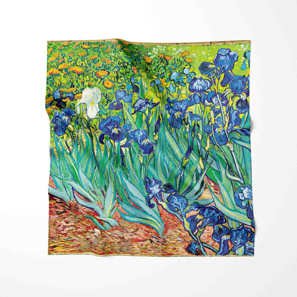 70CM New Luxury Van Gogh Oil Painting Brand Women Pashmina Neckerchief Scarves Shawl Wraps Designer Bufandas Female Foulard