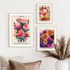Flower Market London Paris Libon Abstract City Poster And Prints Wall Art Canvas Painting Hotel Bar Pictures Living Room Decor