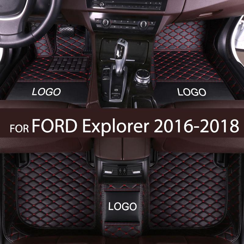 

APPDEE автомобильные коврики для Ford Explorer 2016 2017 2018 изготовленные на заказ автомобильные подушечки для ног автомобильный ковер