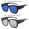Polarized Women  Men  Photochromic Sunglasses Sunshade Eyewear UV Protection Big Frame Glasses Fashion Classic Outdoor Travel Glasses