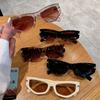KAMMPT Vintage Cat Eye Sunglasses Gradient Lens Women Black Shades Trendy Chic Luxury Designer Sun Glasses
