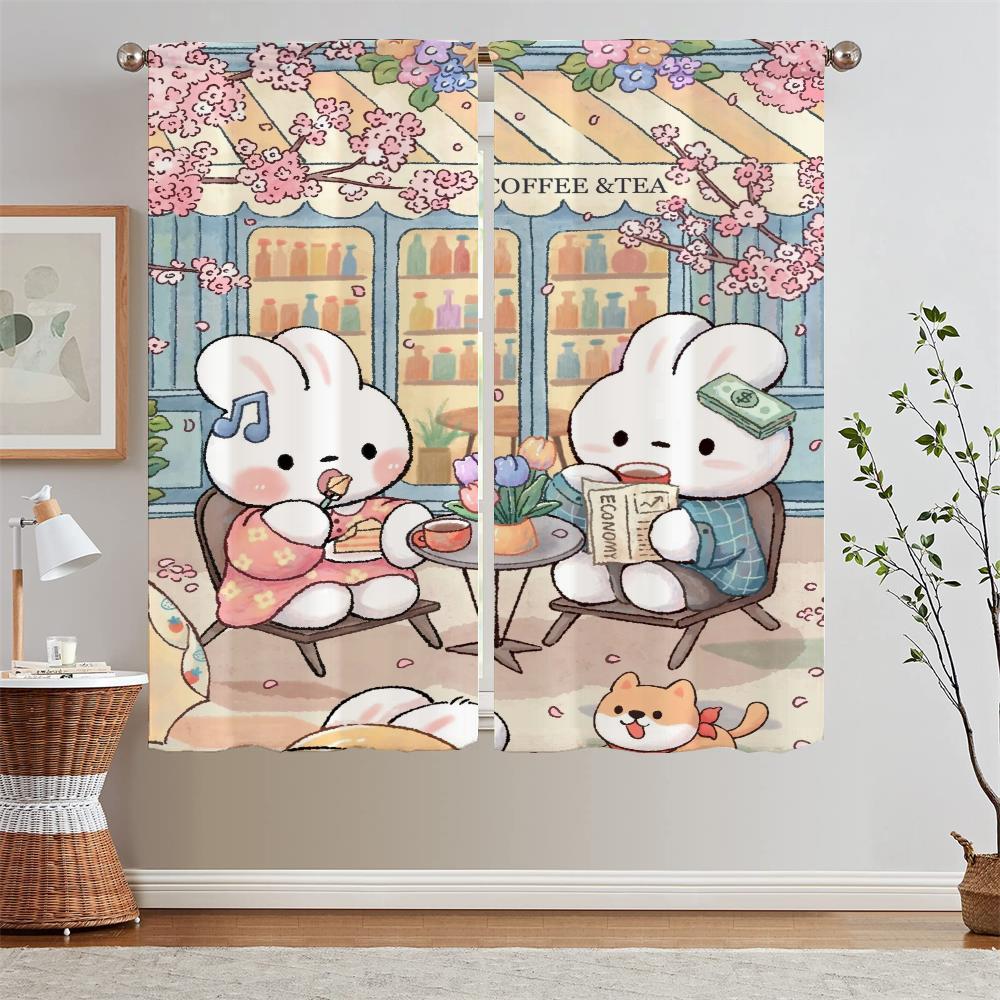 

Цветные рождественские шторы Future Warrior для гостиной, готовые шторы, недорогие вещи с бесплатной доставкой для дома Tentacles W50xH70cmx2pcs-CL