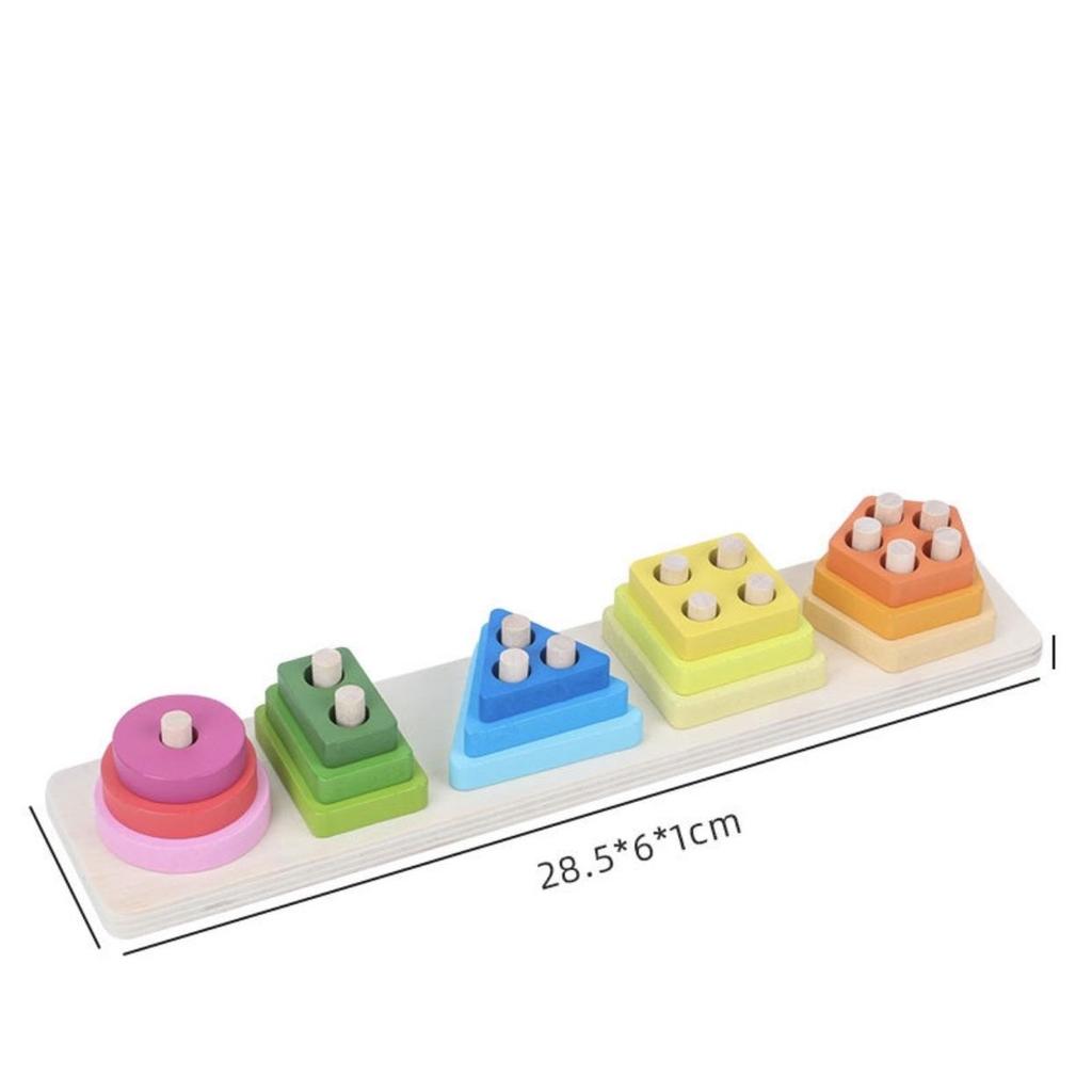 Early Childhood Development Toy Set: Beaded Blocks, Knock Piano, Twist Worm - Ideal Gift for Babies and Toddlers