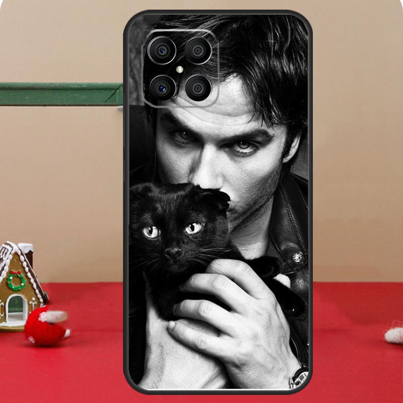 Damon Salvatore Vampire Diaries Case For Honor Magic 8 5 6 7 Lite Honor 400 Pro 200 70 90 X8c X8b X9a X9b X9c X9d Win Cover