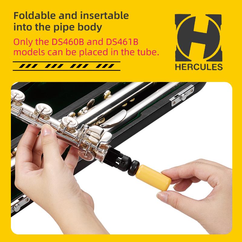 Hercules B-Flat Clarinet Foldable Stand Musical Instrument Display Stand
