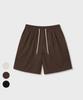 BLACK MOMENT Cotton Linen-Like Shorts 3 Colors