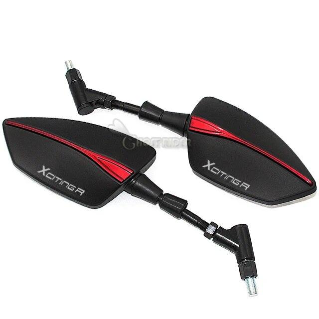 För KYMCO Xciting 250 Xciting 300 Xciting 400 Motorcykel Motorcykel CNC Spegel Backspegel Bakre Sidospieglar