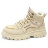 Men's shoes winter velvet high-top Martin boots outdoor short boots thick-soled thickened thermal cotton shoes casual shoes