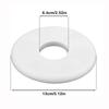 Splittable Wall Hole Decorative Cover White Self-adhesive Water Pipes Hole Cover Round Flange Cover