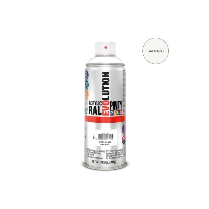 Peinture Acrylique - GENERIQUE - Pintyplus Evolution - 520cc - Ral 9010 - Blanc Pur Satiné