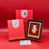 999 Pure Gold Scenic Souvenir Photo Frame: Popular Wealth & Fortune Gift for Elders