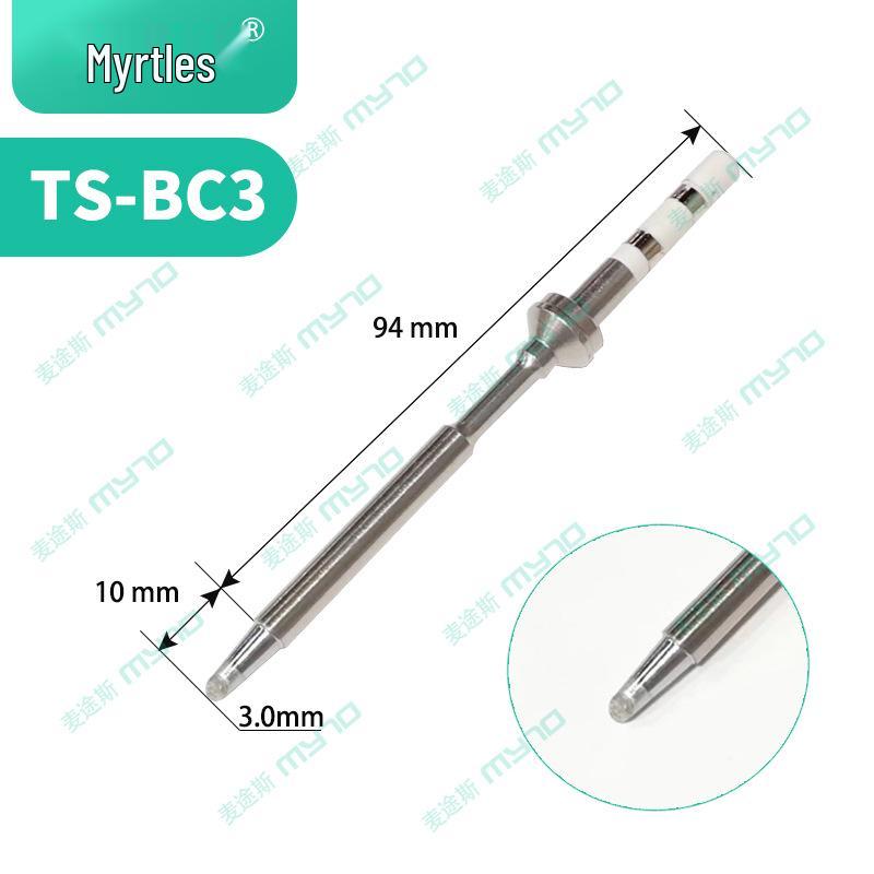 TS100 Eco-Friendly Lead-Free Soldering Iron Tips - Universal Pointed, Knife, and Bevel Shapes