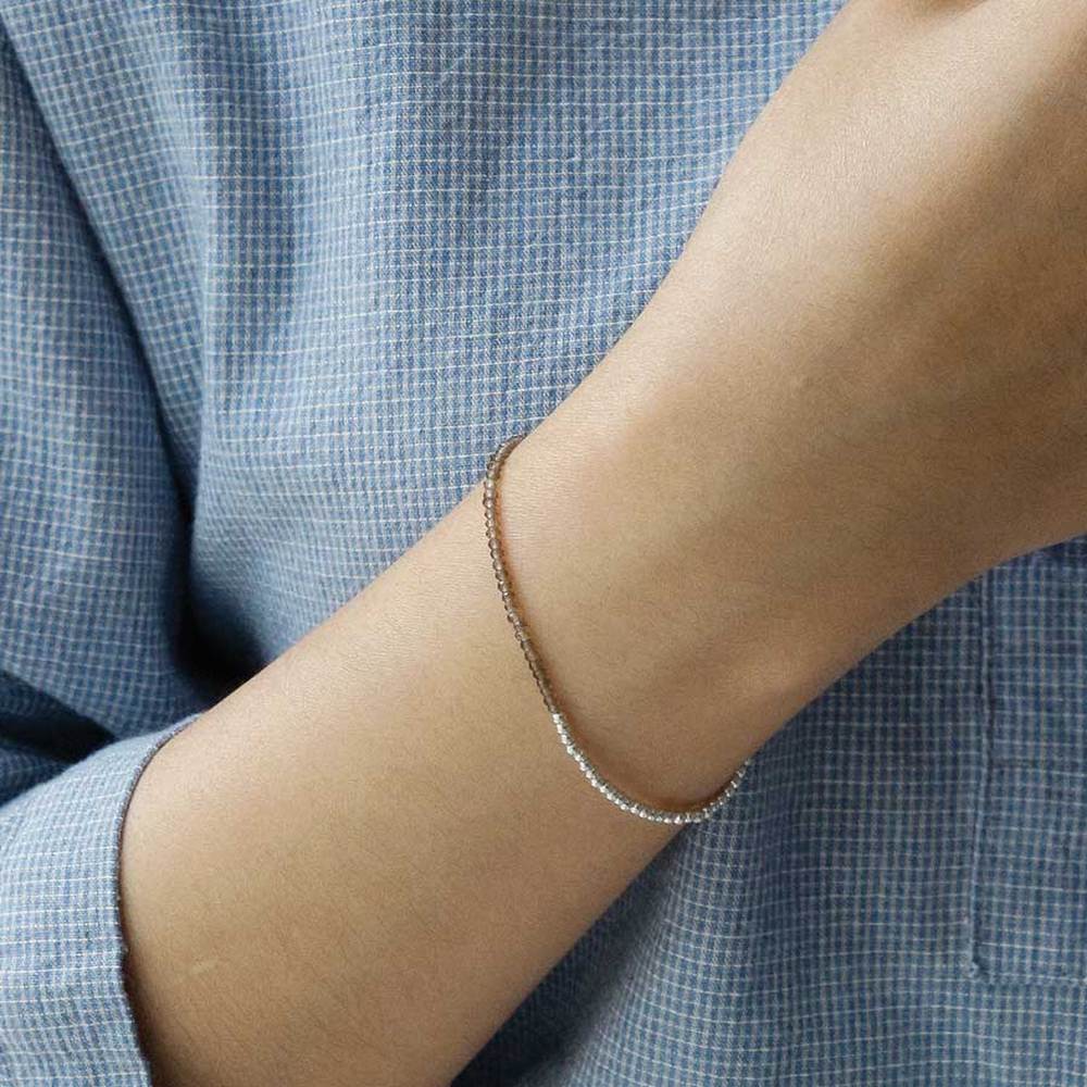 J.Lauren Labradorite Silver Ball Duo Bracelet B01059