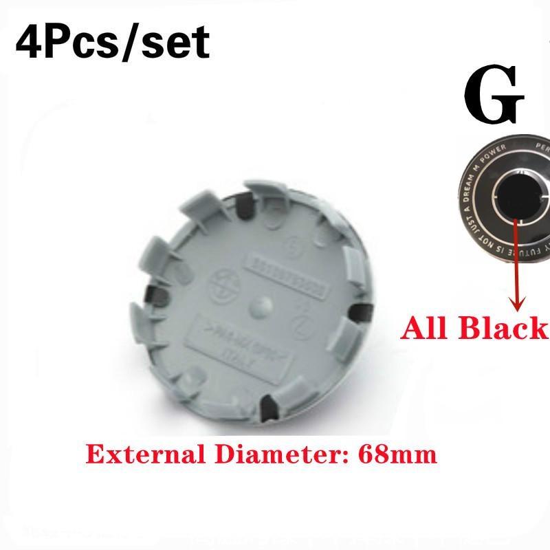 4pcs 68mm 10 Pin Auto Car Wheel Center Hub Caps Rim Caps Covers Logo Badge For X1 X3 X5 X6 E46 E30 E39 E34 E60 E36 E38 M3 M5