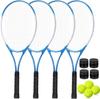 Tennis Trainer Racket Set: Adult & Kids Rebound Net Racket for Home Use