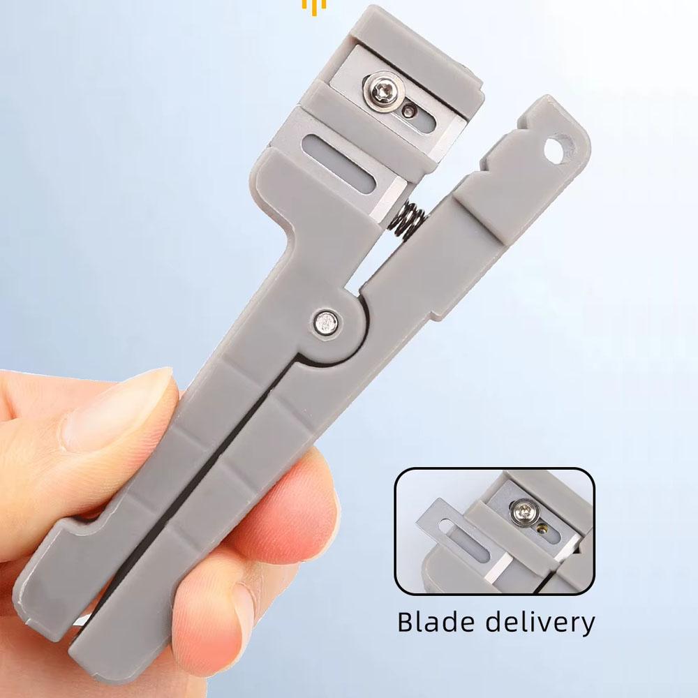1/3pcs 45-162 45-163 45-165 Fiber Cable Ribbon Stripper Adjustable Cable Slitter For 0~3.2mm/3.2~5.6mm/4.8~7.9mm Manual Tools