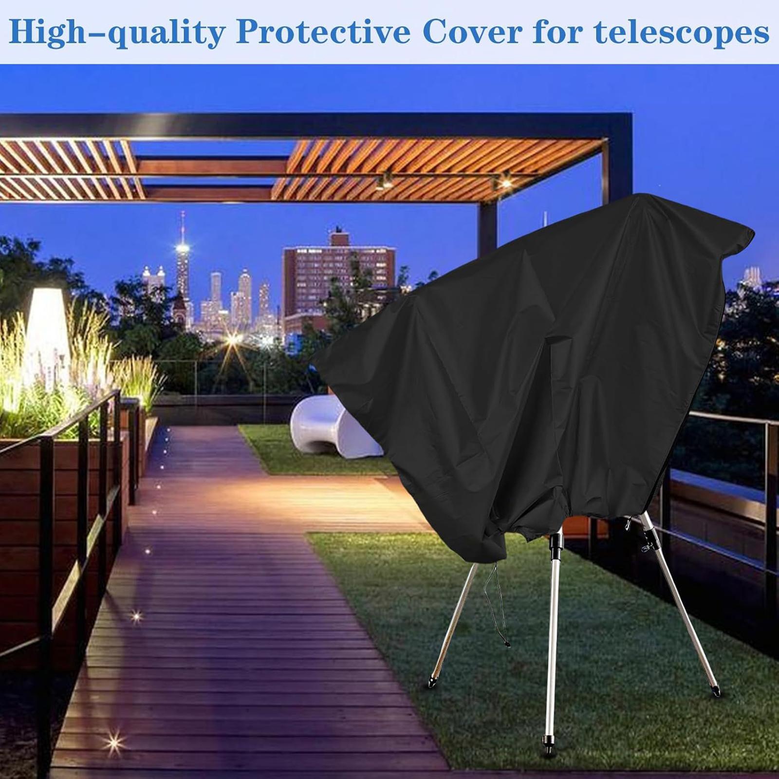 Telescope Cover with Adjustable Drawstring Waterproof Astronomical Telescope Cover for Outdoor Indoor 39.4/50inch