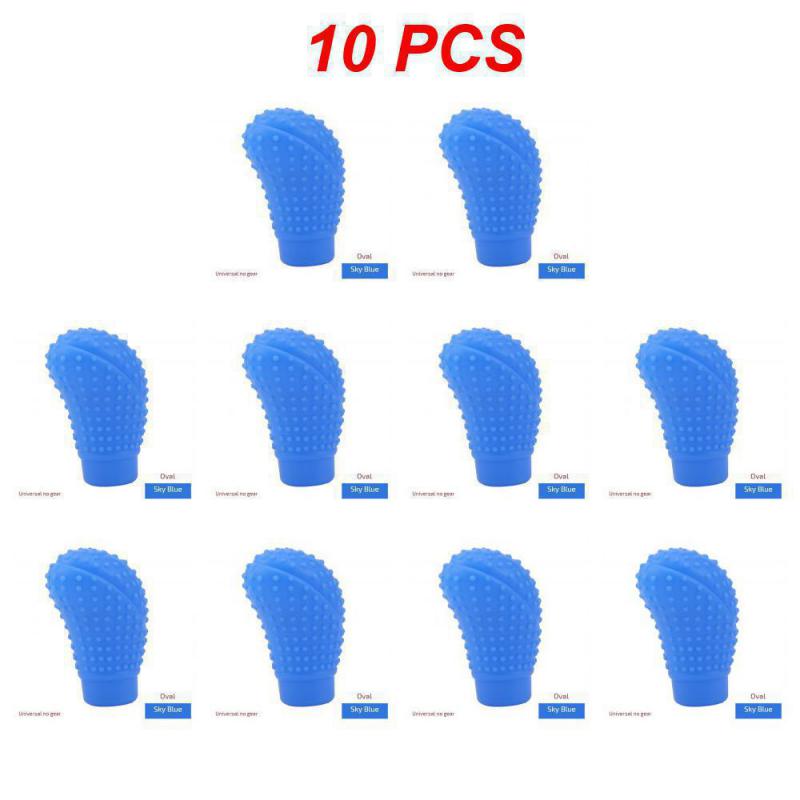 

10шт противоскользящий силиконовый чехол, очищаемый водой, тонкая работа, экологически чистый силиконовый красный чехол для ручного тормоза