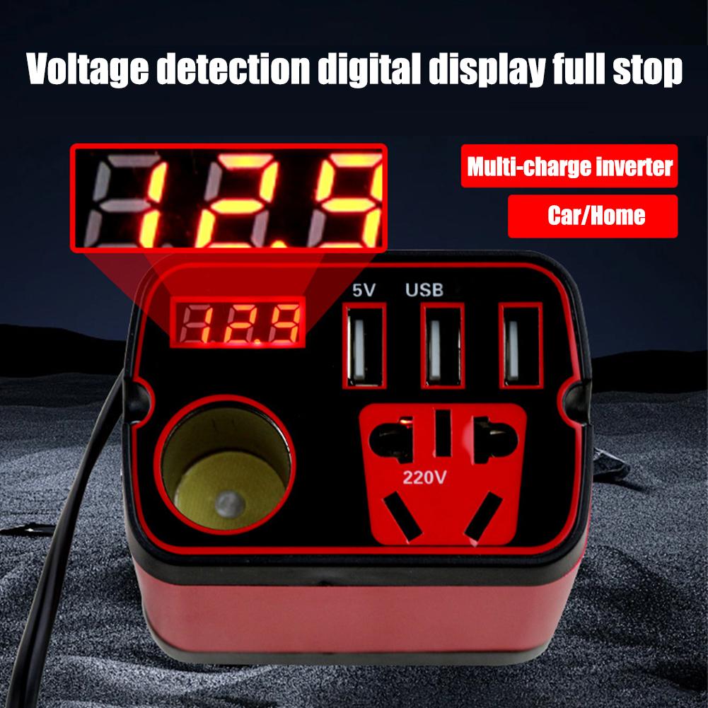 Easily Convert Car Battery with Compact 12V To AC Inverter Adapter