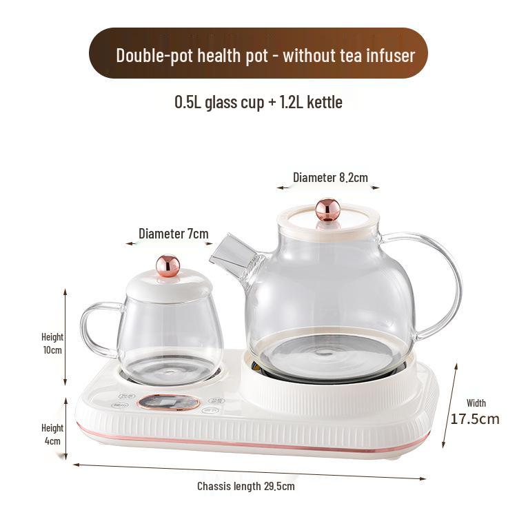 Yueerde Multifunktionell Elektrisk Värmekopp - Mini Te- & Hälso-Kanna för Kontoret