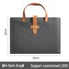 Portable Large Capacity Business Document Handbag