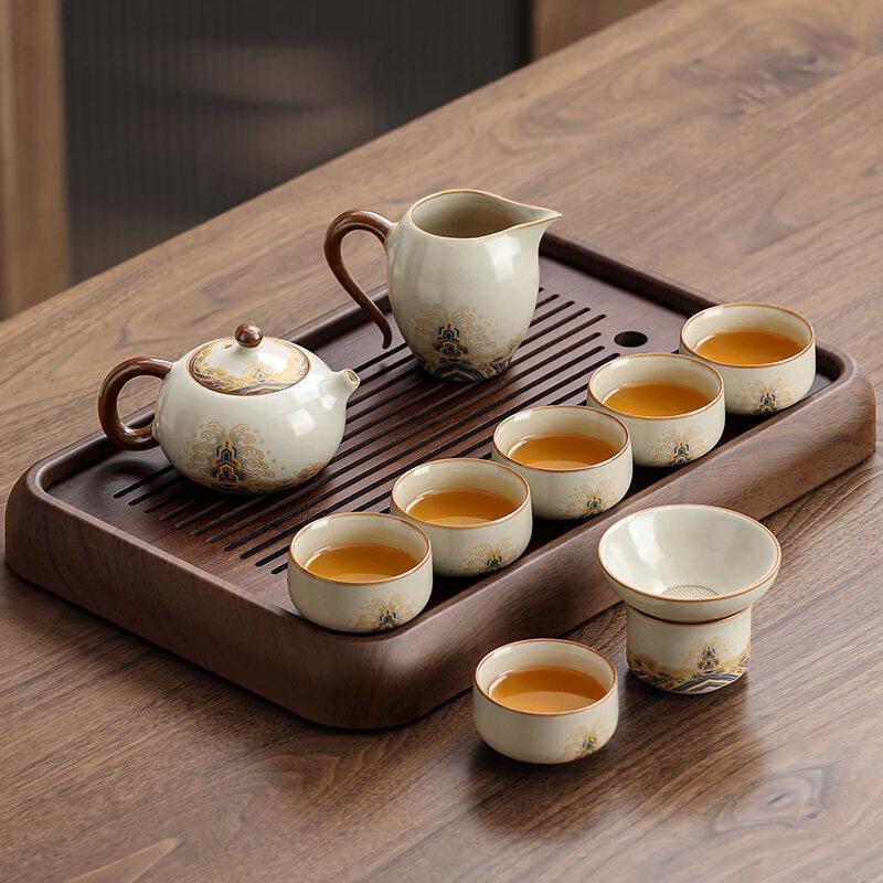 Chaxun Ru Kiln Ceramic Tea Set