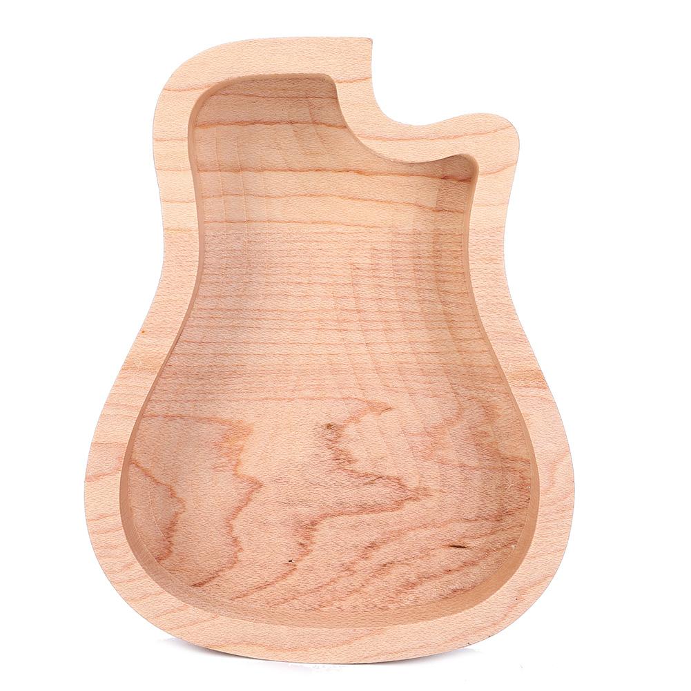 Gitarrenplektrumbox Ahorn Holz Aufbewahrungskoffer Zarte Gitarre Musikinstrument Zubehör