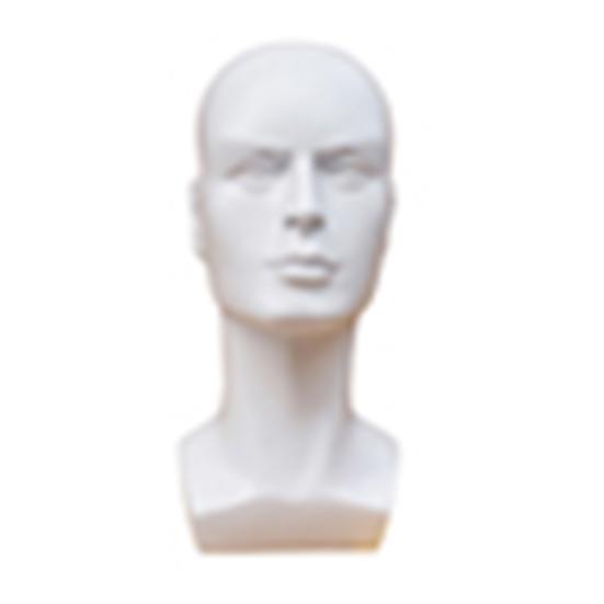 

Multi-Use Plastic Man Mannequin Head Model Mask Glasses Hat Wig Display Props