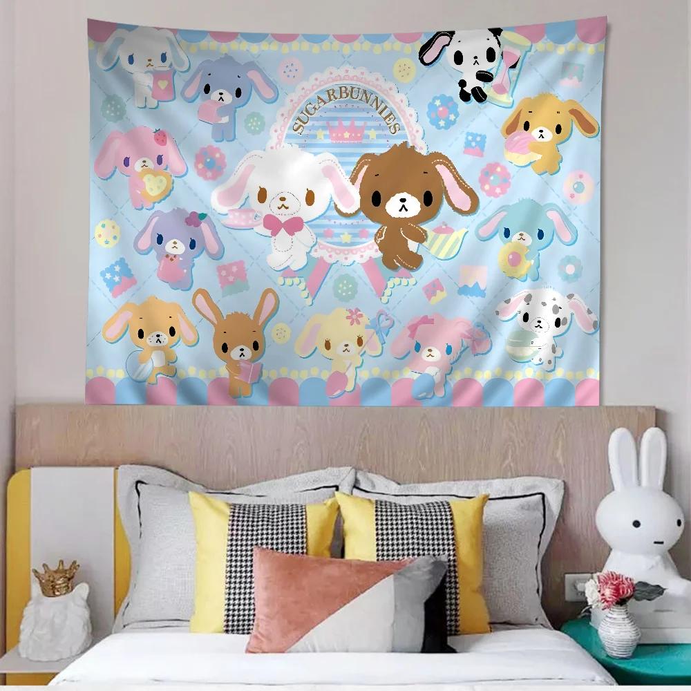 Sugarbunnies Anime Kawaii Anime Tapestry Art Science Fiction Room Home Decor