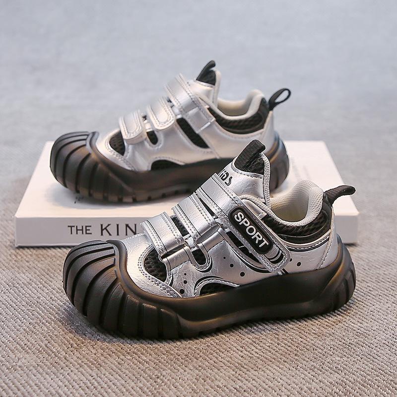 

Girls mesh sneakers 2025 summer new soft-soled breathable children s shoes Girls student running dad shoes 27