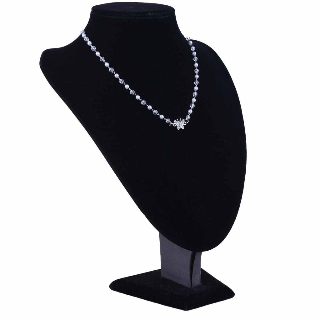 Pearl Crystal Butterfly Neck Chain Female Summer Light Luxury Niche Design Sense Premium Collarbone Chain Choker Neck Chain Necklace