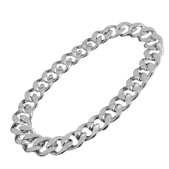 Colar masculino grande corrente hip hop resina exagerada geométrica gargantilha colar para coquetel