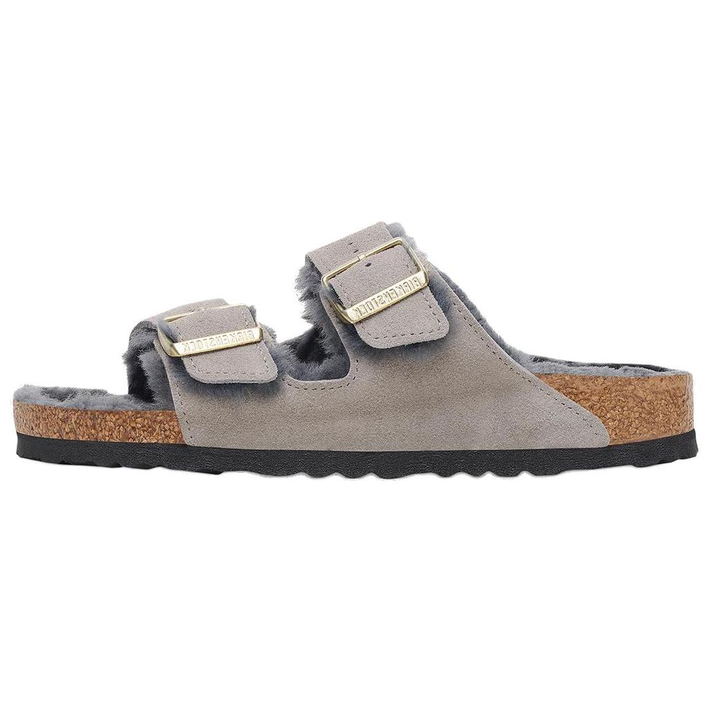 Birkenstock Slide Slippers Women's Lime Gray 1028546