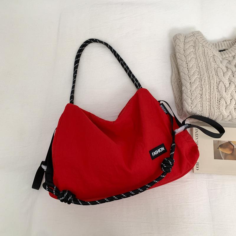 

Crossbody bag men s ins trendy bag 2025 new large-capacity men s bag canvas bag women s casual shoulder bag красный