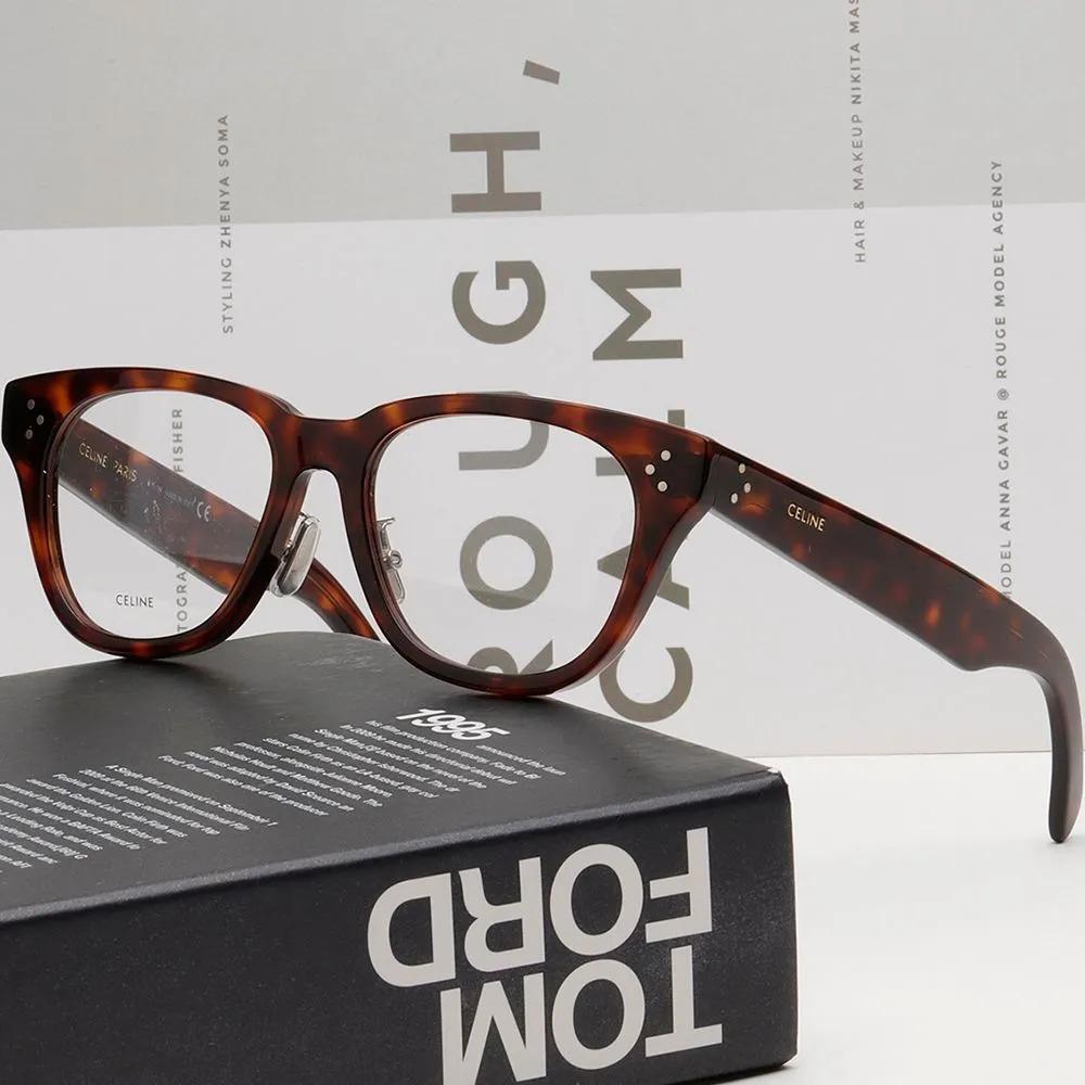 Celine Eyeglass Frames CL50025J 054 Horn-rimmed Leopard Print