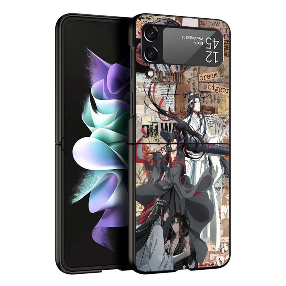 Anime Mo Dao Zu Shi Cases For Samsung Galaxy Z Flip 4 5 6 7 3 Z Flip7 Flip6 Flip4 Flip5 Flip3 5G Hard Shockproof Fundas Cover Ga